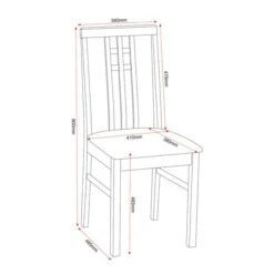 Vienna 2 Seater Square Flip Top Dining Table With 2 Chairs -Dunelm Shop 1000096844 alt04