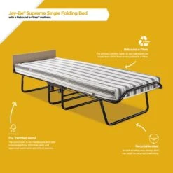 Supreme Airflow Fibre Folding Bed -Dunelm Shop 1000141190 alt04