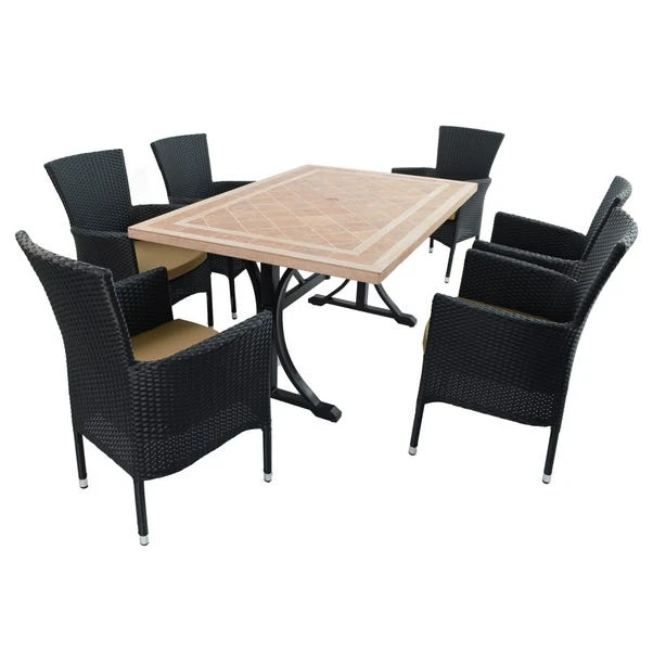 Byron Manor Hampton 6 Seat Dining Set 4 Byron Manor Hampton 6 Seat Dining Set - Image 2