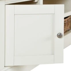 Compton Ivory Wide TV Unit With Baskets For TVs Up To 60" -Dunelm Shop 1000162417 alt06