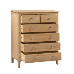 Cotswold 6 Drawer Chest, Oak -Dunelm Shop 1000169820 alt04