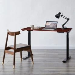 Koble Apollo Walnut Effect Adjustable Standing Smart Desk -Dunelm Shop 1000182889 alt06