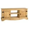 Corona 2 Door TV Unit, Pine For TVs Up To 55" -Dunelm Shop 30499909