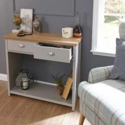 Lancaster Console Hall Table 11 Lancaster Console Hall Table -Dunelm Shop 30592823 alt02