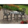 Rose Gunmetal Grey Armchair Patio Set -Dunelm Shop 30598646
