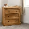Corona 3 Drawer Chest, Pine -Dunelm Shop 30606173