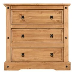Corona 3 Drawer Chest, Pine 13 Corona 3 Drawer Chest, Pine -Dunelm Shop 30606173 alt02