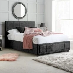 Hannover Crushed Velvet Bed Frame 35 Hannover Crushed Velvet Bed Frame -Dunelm Shop 30607504