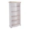 Corona Tall Bookcase, White -Dunelm Shop 30618639