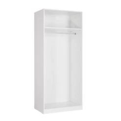 Harmony Euston Double Wardrobe, White -Dunelm Shop 30619257 alt01