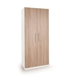 Harmony Euston Double Wardrobe, White