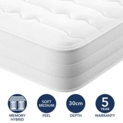 Silentnight Soft Medium 2000 Pocket Memory Mattress -Dunelm Shop 30636141