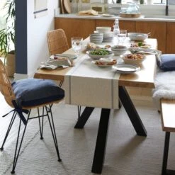 Set Of 2 Pax Dining Chairs, Rattan -Dunelm Shop 30645857 alt01