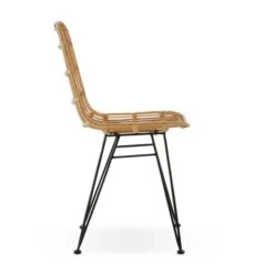 Set Of 2 Pax Dining Chairs, Rattan -Dunelm Shop 30645857 alt05