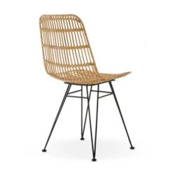 Set Of 2 Pax Dining Chairs, Rattan -Dunelm Shop 30645857 alt06