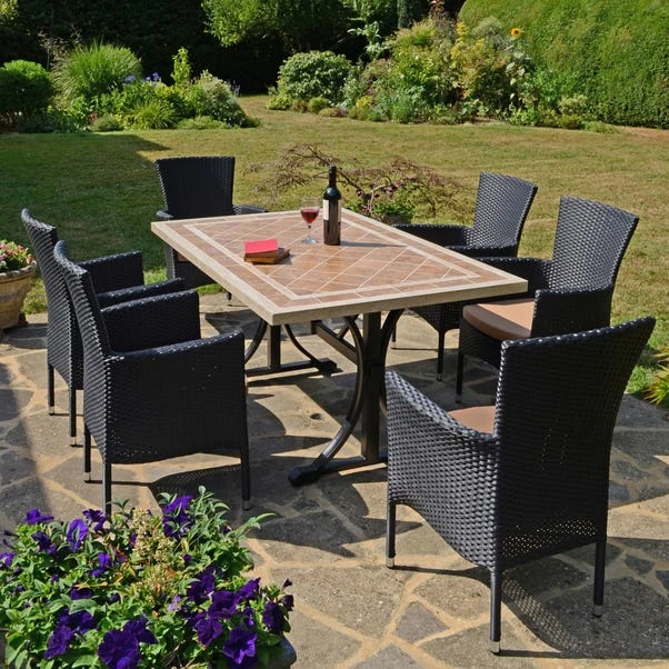 Byron Manor Hampton 6 Seat Dining Set 3 Byron Manor Hampton 6 Seat Dining Set