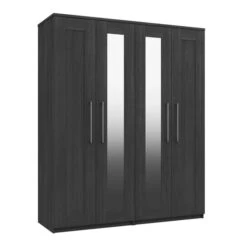 Ethan 4 Door Wardrobe, Mirrored -Dunelm Shop 30662140 alt01