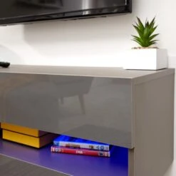 Galicia LED Floating Wall TV Unit For TVs Up To 55" -Dunelm Shop 30662620 alt02