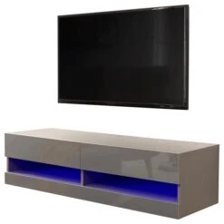 Galicia LED Floating Wall TV Unit For TVs Up To 55" -Dunelm Shop 30662620 alt06