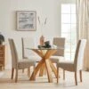 Ethan Set Of 2 Dining Chairs, Boucle -Dunelm Shop 30662741