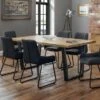 Brooklyn 6 Seater Rectangular Dining Table, Oak -Dunelm Shop 30667031