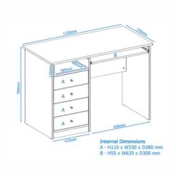Marymount Desk -Dunelm Shop 30680436 alt09