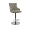 Selena Adjustable Height Swivel Bar Stool, Velvet -Dunelm Shop 30685461