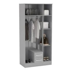 Lynx Triple Wardrobe, Mirrored -Dunelm Shop 30693712 alt02