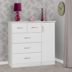 Nevada Small Single 5 Drawer Wardrobe -Dunelm Shop 30694088