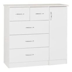 Nevada Small Single 5 Drawer Wardrobe -Dunelm Shop 30694088 alt01