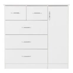 Nevada Small Single 5 Drawer Wardrobe -Dunelm Shop 30694088 alt02