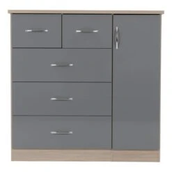 Nevada Small Single 5 Drawer Wardrobe -Dunelm Shop 30694090 alt02