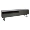 Carbon Extra Wide TV Unit, Black For TVs Up To 90" -Dunelm Shop 30705627