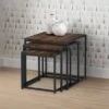 Tribeca Nest Of 3 Tables, Walnut -Dunelm Shop 30705853