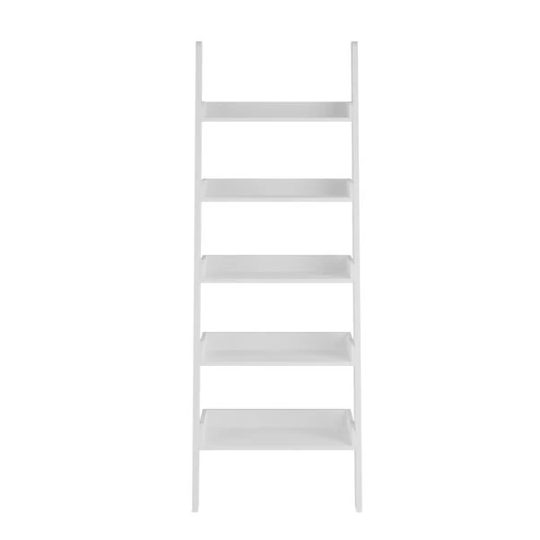Lynton Ladder Bookcase, White 5 Lynton Ladder Bookcase, White - Image 3