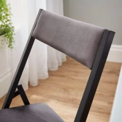 Emily Folding Dining Chair, Velvet -Dunelm Shop 30724556 alt02