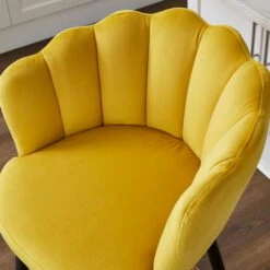 Vivian Counter Height Bar Stool, Velvet -Dunelm Shop 30724566 alt03