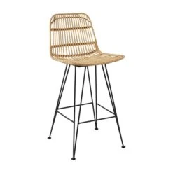 Pax Counter Height Stool, Rattan -Dunelm Shop 30748322 alt01