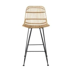 Pax Counter Height Stool, Rattan -Dunelm Shop 30748322 alt02