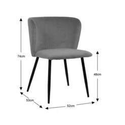 Mandy Linen Dining Chair -Dunelm Shop 30748441 alt09