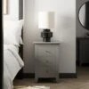 Lynton 3 Drawer Bedside Table, Grey 2 Lynton 3 Drawer Bedside Table, Grey -Dunelm Shop 30768451