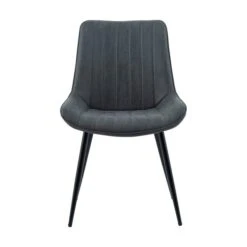 Set Of 2 Zion Dining Chairs, Faux Suede -Dunelm Shop 30769127 alt02