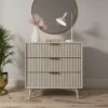 Neena 3 Drawer Chest, Warm Grey