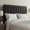 Luxury Velvet Vertical Stripe Headboard -Dunelm Shop 30786025