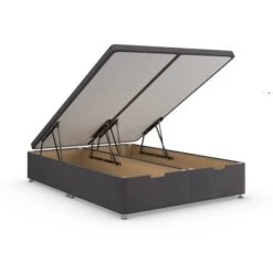 Luxury End Ottoman Bed Frame, Tweed -Dunelm Shop 30790262 alt05