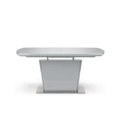 Como 4-6 Seater Rectangular Extendable Dining Table With 6 Chairs, Grey High Gloss 14 Como 4-6 Seater Rectangular Extendable Dining Table With 6 Chairs, Grey High Gloss -Dunelm Shop 30794201 alt03