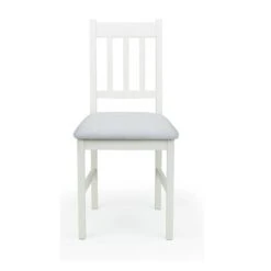 Coxmoor Set Of 2 Dining Chairs, Ivory Faux Linen -Dunelm Shop 30794209 alt02