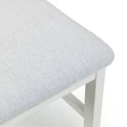 Coxmoor Set Of 2 Dining Chairs, Ivory Faux Linen -Dunelm Shop 30794209 alt05