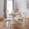 Davenport 4 Seater Round Dining Table With 4 Chairs -Dunelm Shop 30794225