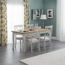 Davenport 6 Seater Rectangular Dining Table, Grey 10 Davenport 6 Seater Rectangular Dining Table, Grey -Dunelm Shop 30794226